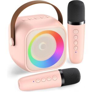 NEW Karaoke Machine for Kids, Mini Portable Bluetooth Karaoke Speaker (3871)